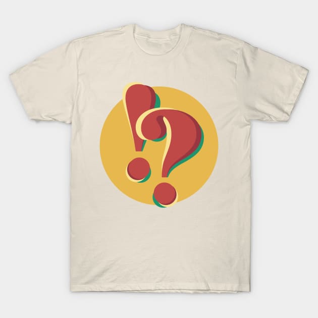 ! & ? (Doubts and Emotions) T-Shirt by Dellan